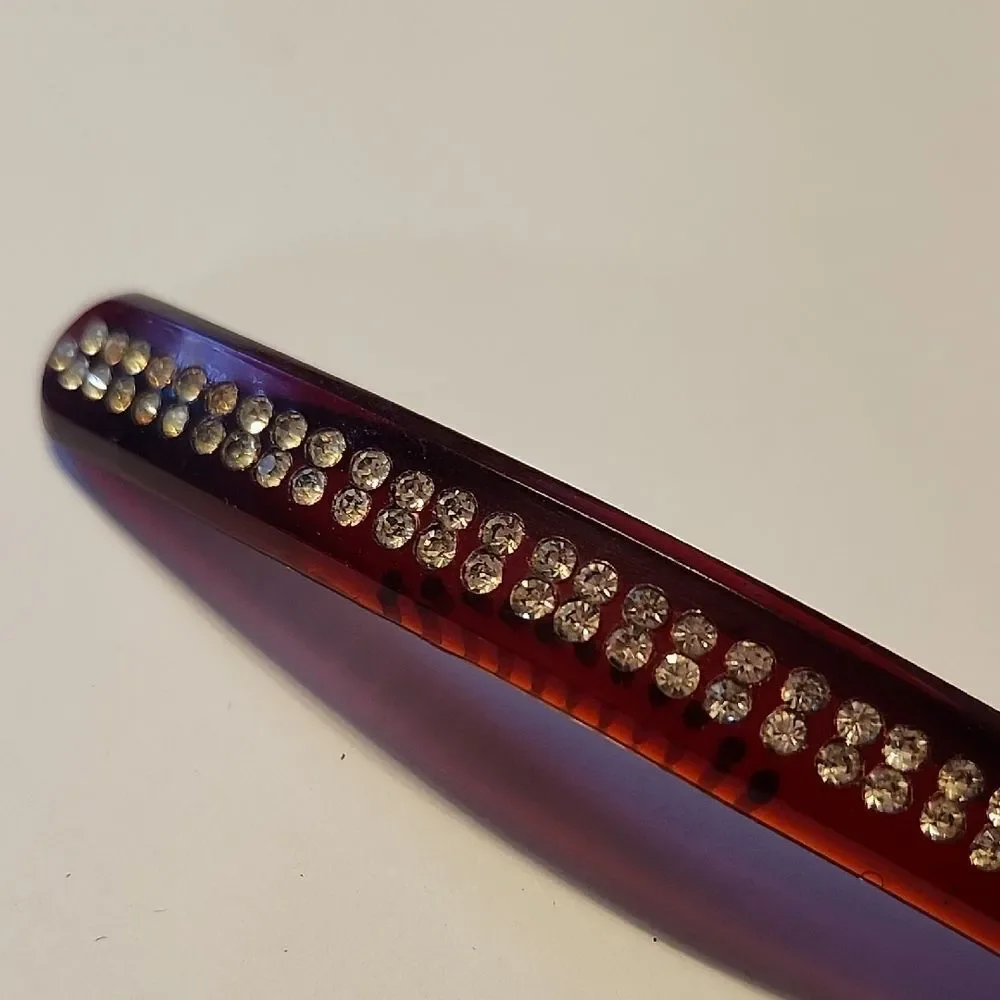 Vintage Hair Clip with Rhinestones